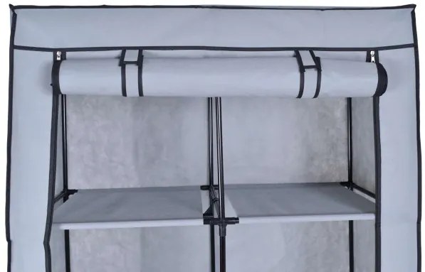 Šatníková skriňa MIRA sivá