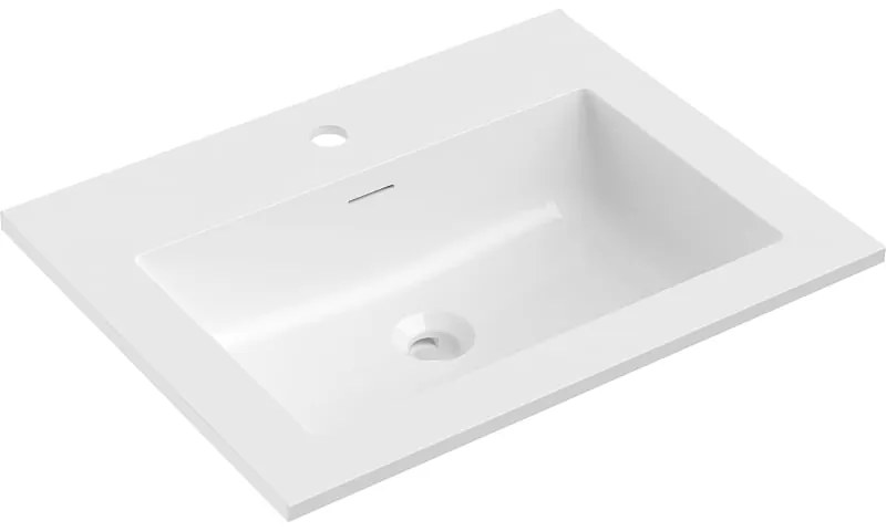 Mexen Otis, umývadlo na zapustenie 61 x 46,5 cm, biela lesklá, 25186000