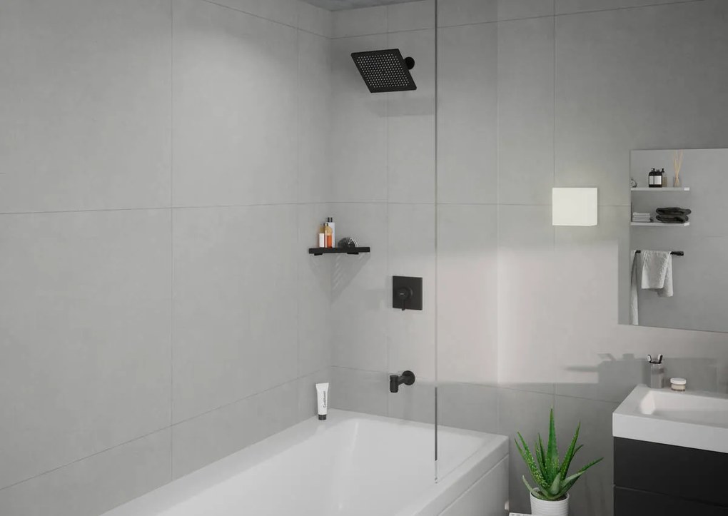 Hansgrohe Croma E, hlavová sprcha 240, 1jet, čierna matná, HAN-26726670