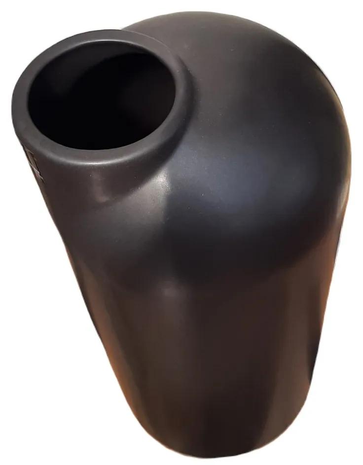 Keramická váza Modern Carafe, Black Matt (S)