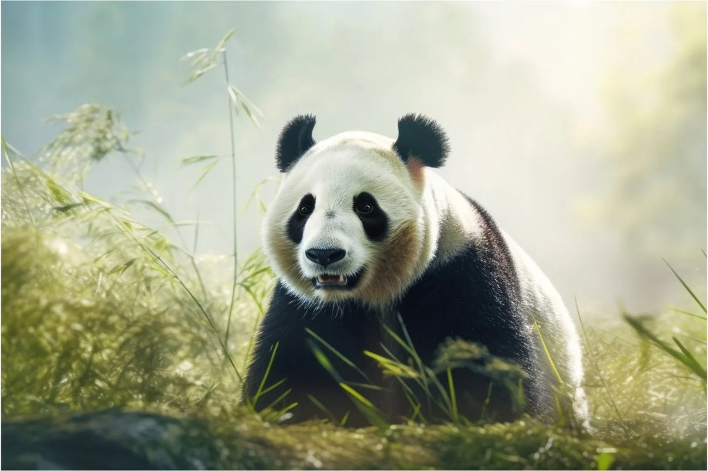 Obraz - Panda (90x60 cm)