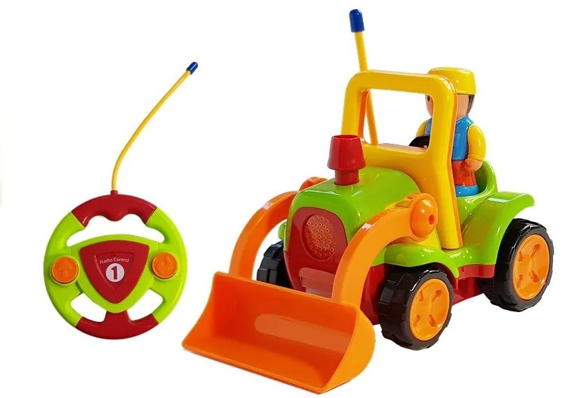 LEAN TOYS Bager s volantom RC - žltý