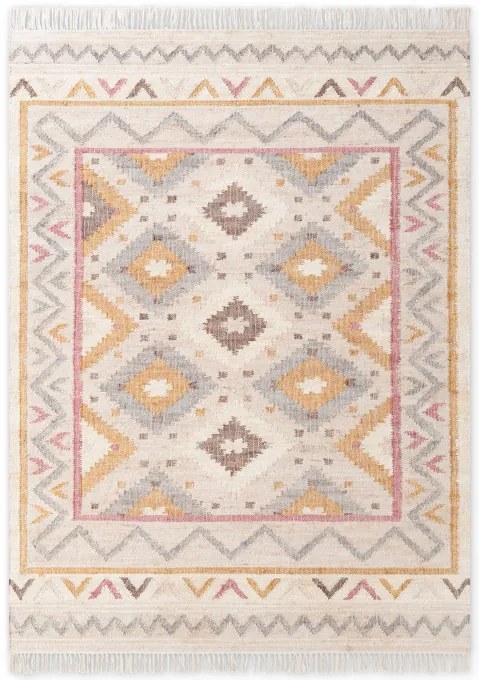 Koberec Elle Decoration Roya Imani krémový / viacfarebný