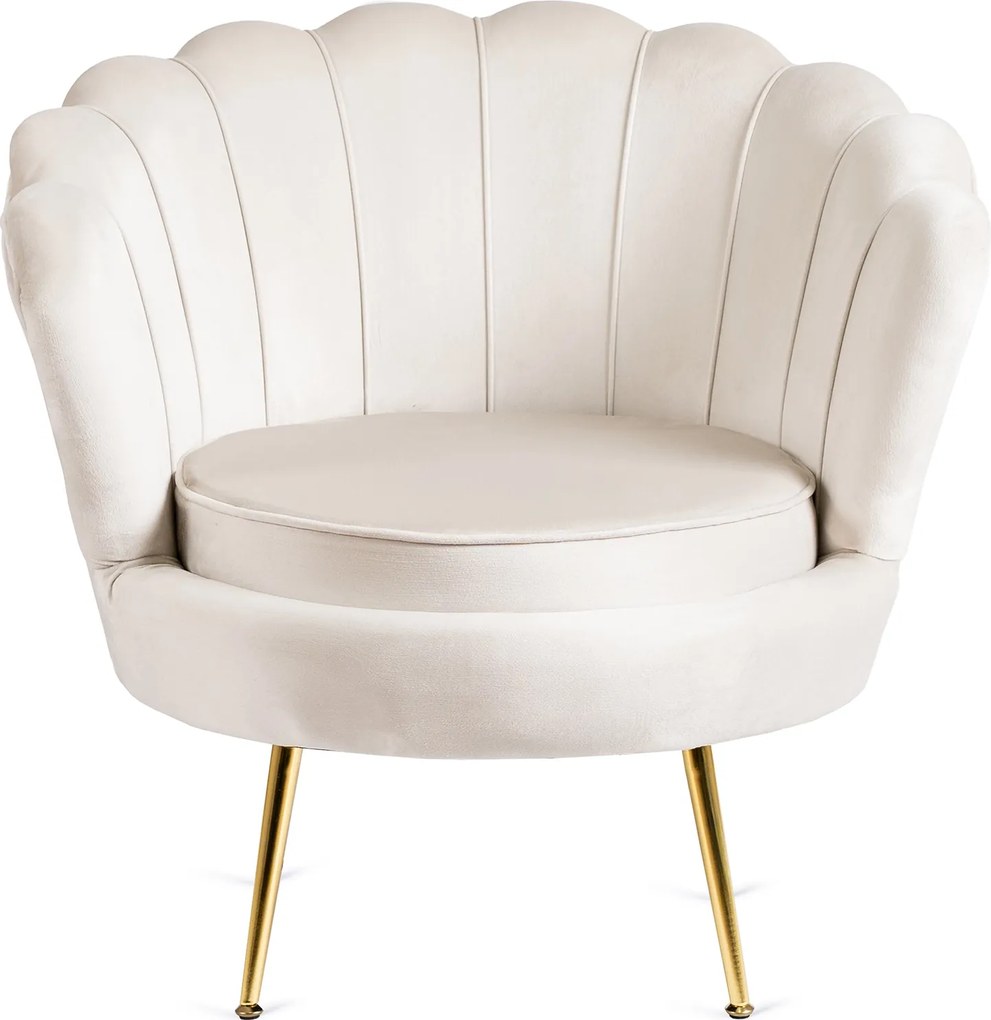 PROXIMA.store - Glamour kreslo ANGEL FARBA: sivá