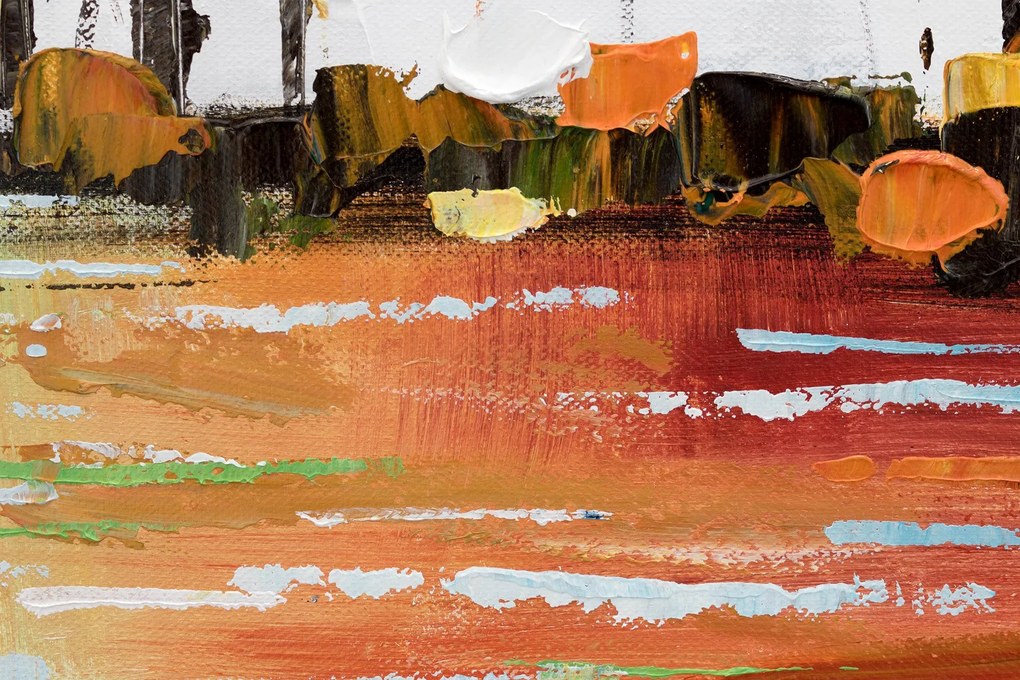 Maľovaný obraz na stenu STROMY 140x70 cm | rôzne rozmery