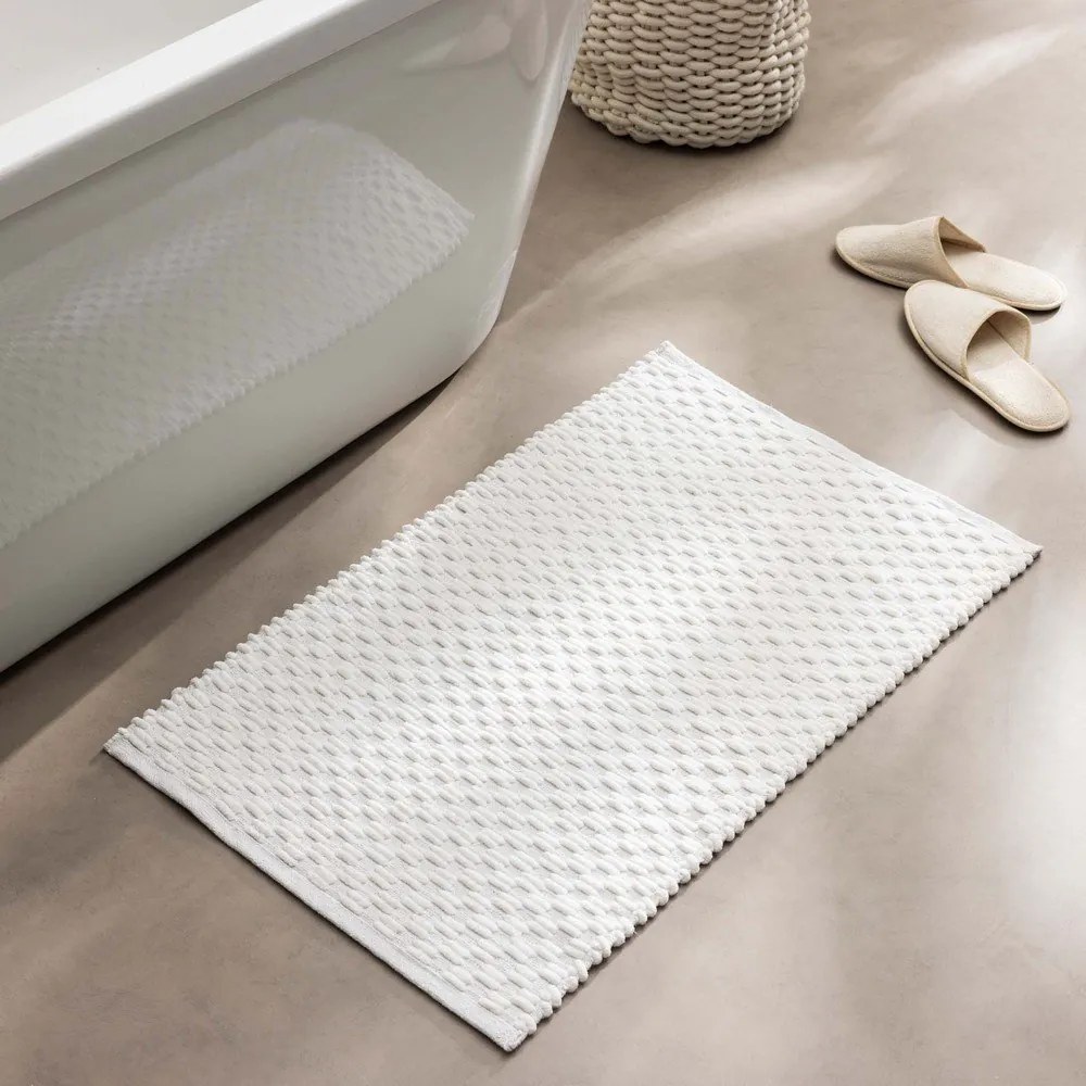 Krémová kúpeľňová predložka 50x80 cm Lois – douceur d'intérieur