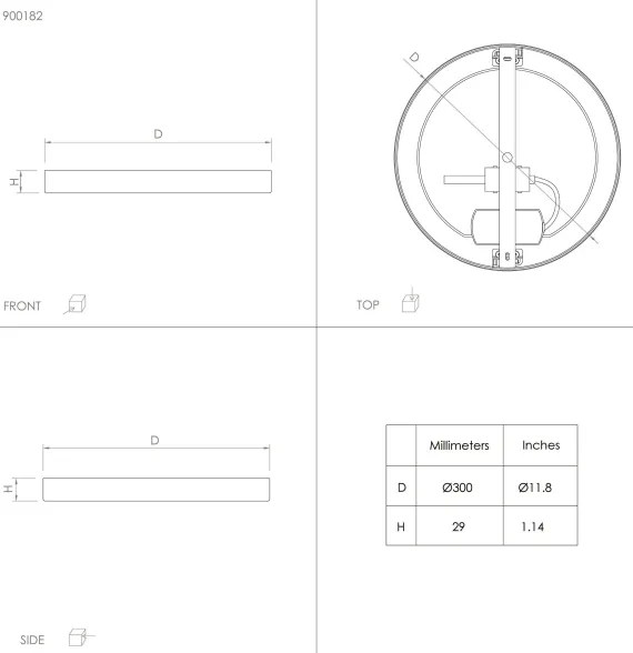Eglo 900182 - LED stropné svietidlo FUEVA LED/20,5W/230V pr. 28,5 cm