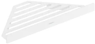 Hansgrohe AddStoris rohová polička vo farbe matná biela 41741700