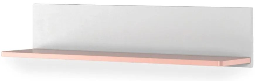 Polička Luna LN-14 biely/ružové