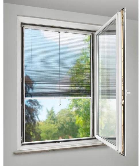 Livarno home Plisovaná sieťka proti hmyzu do okna, max. 130 x 150 cm (biela)  (100345225)