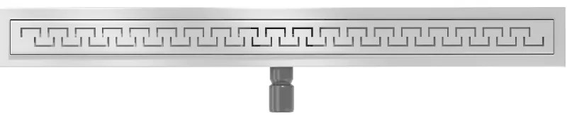 Mexen Flat nerezový sprchový žľab 80 cm vzor M15, 1024080-15