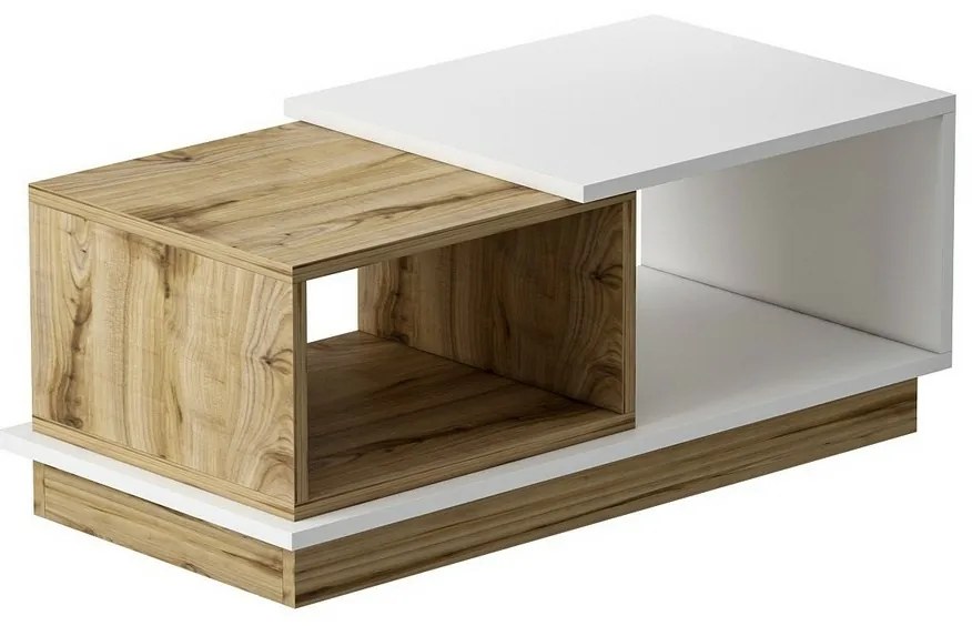 Konferenčný stolík Viana White and Oak