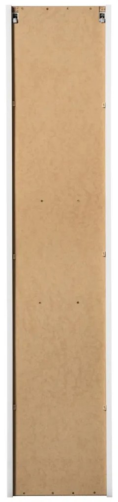 Závesná kúpeľňová skrinka Capri 830 1D biely lesk/dub kraft zlatý