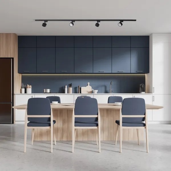 Bodové svietidlo do lištového systému AVIA 1xGX53/15W/230V čierna