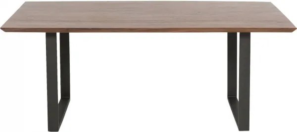 Stôl Synphony Walnut 160×80 cm surová oceľ 76 × 160 × 80 cm KARE DESIGN