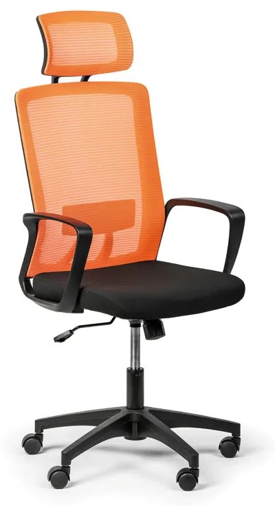 Kancelárska stolička BASE PLUS 1+1 ZADARMO, oranžová