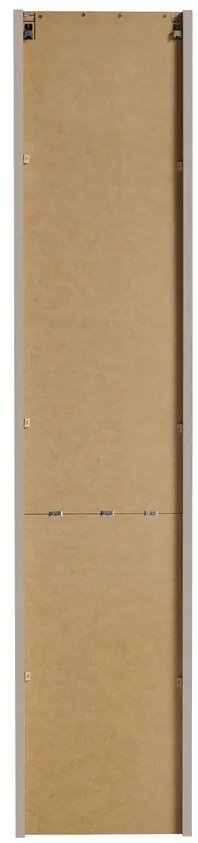 Vysoká závesná kúpeľňová skrinka Viva Cashmere 80-03-2D kašmírová