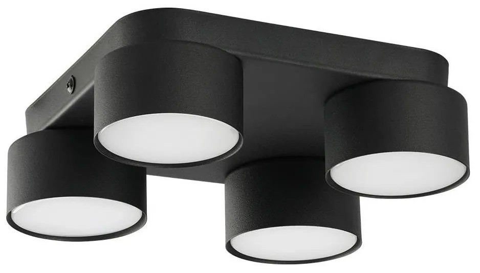 TK Lighting Stropné svietidlo SPACE 4xGX53/15W/230V čierna TK3401