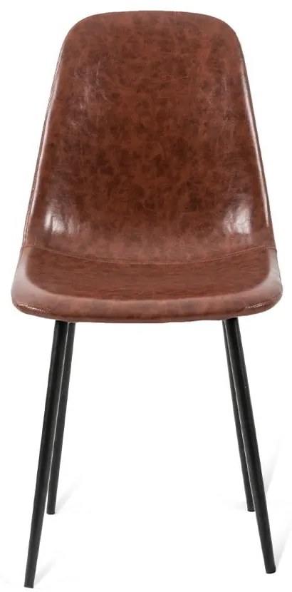 Súprava 2 hnedých jedálenských stoličiek Bonami Essentials Lissy