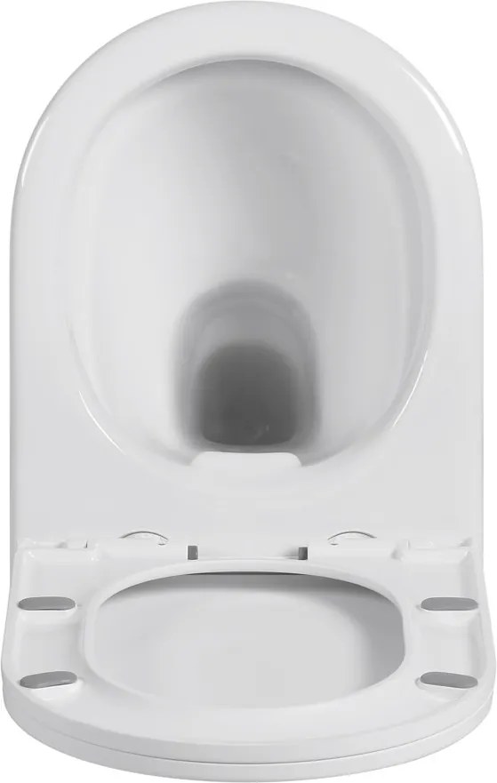 Erga Astrid, závesná WC misa 510x360x360mm, Rimless + toaletné sedadlo s pomalým zatváraním, biela, ERG-V03-ASTRID-RIM-WH