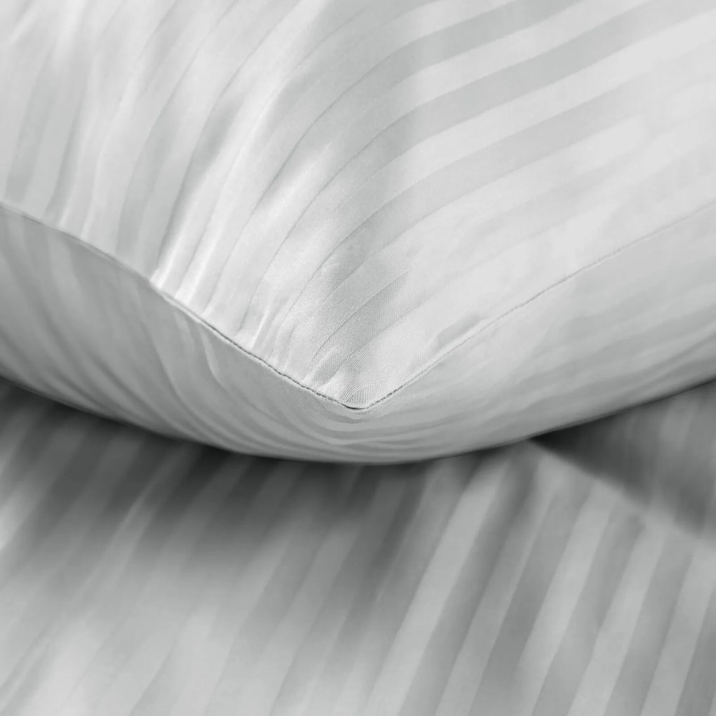 SATÉNOVÉ OBLIEČKY VERA 140X200 CM, 1 KS 70X80 CM SVETLOSIVÉ