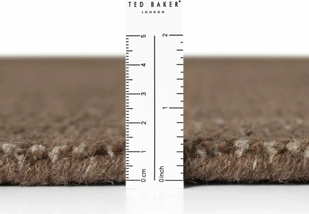 Ted Baker, Kusový koberec Ted Baker Greenwich 106363 Brown kruh, 160x160, hnedá, detská izba