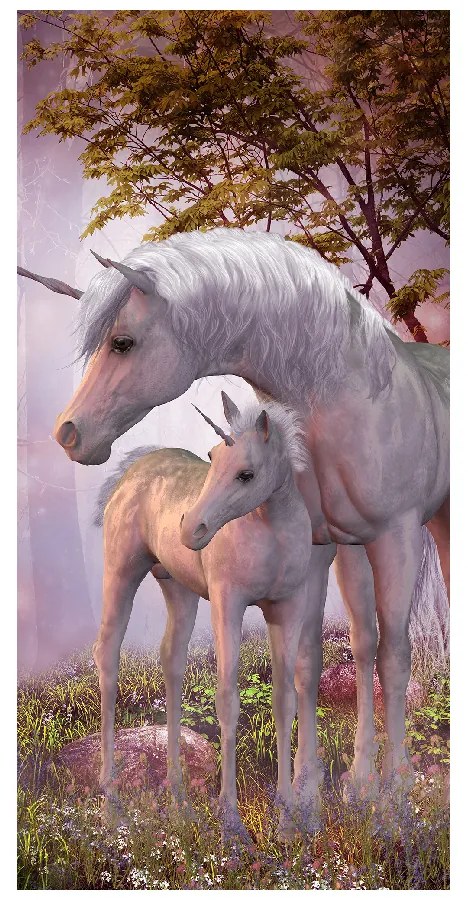 Bavlnená osuška s jednorožcom 02 70x140 cm 100% Bavlna