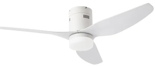 ZEVENTI - LED stropný ventilátor PADUA LED/18W/230V Wi-Fi Tuya biely + diaľkové ovládanie