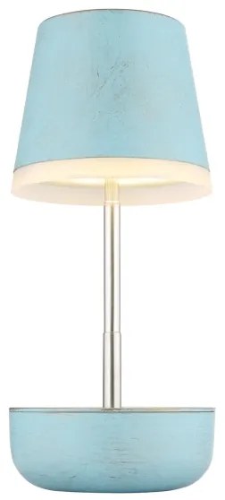 Globo 36638B - LED Solárna lampa 10xLED/0,06W/3V IP44 modrá