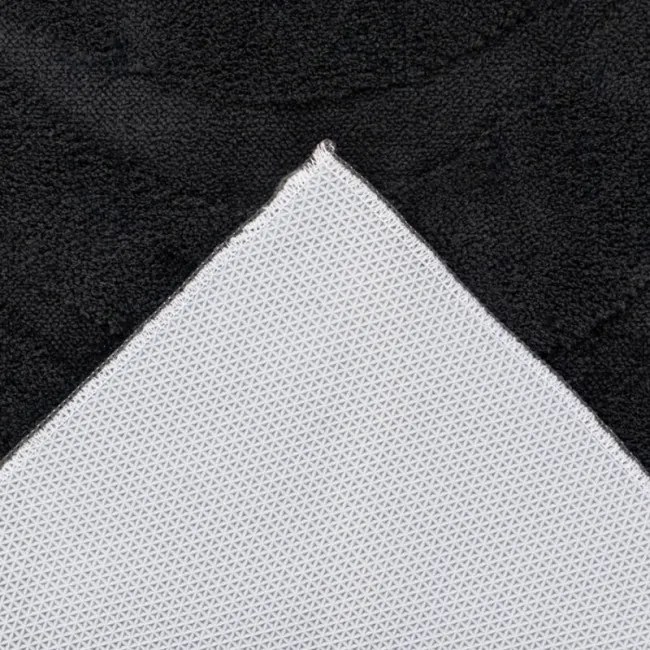 Kúpeľňový koberček WAVES 400 čierny