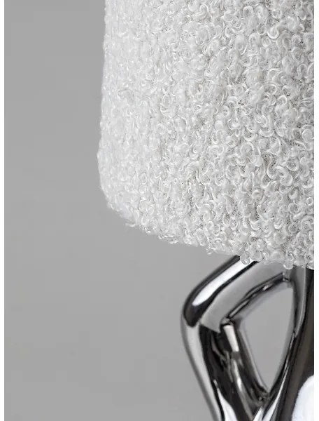 Rabalux 74216 - Stolná lampa SMURFY 1xE14/40W/230V lesklý chróm