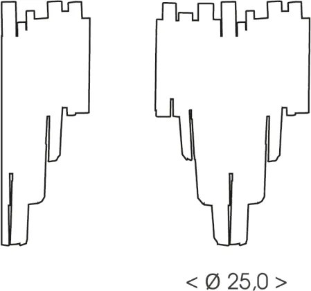 Brilagi - Nástenné svietidlo VERVE 2xE14/40W/230V čierna