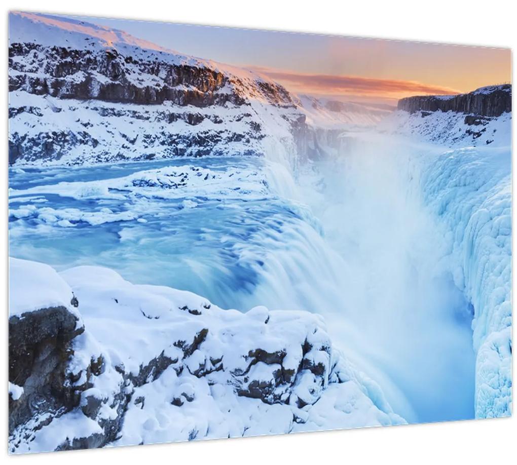Obraz - Chladné vodopády (70x50 cm)
