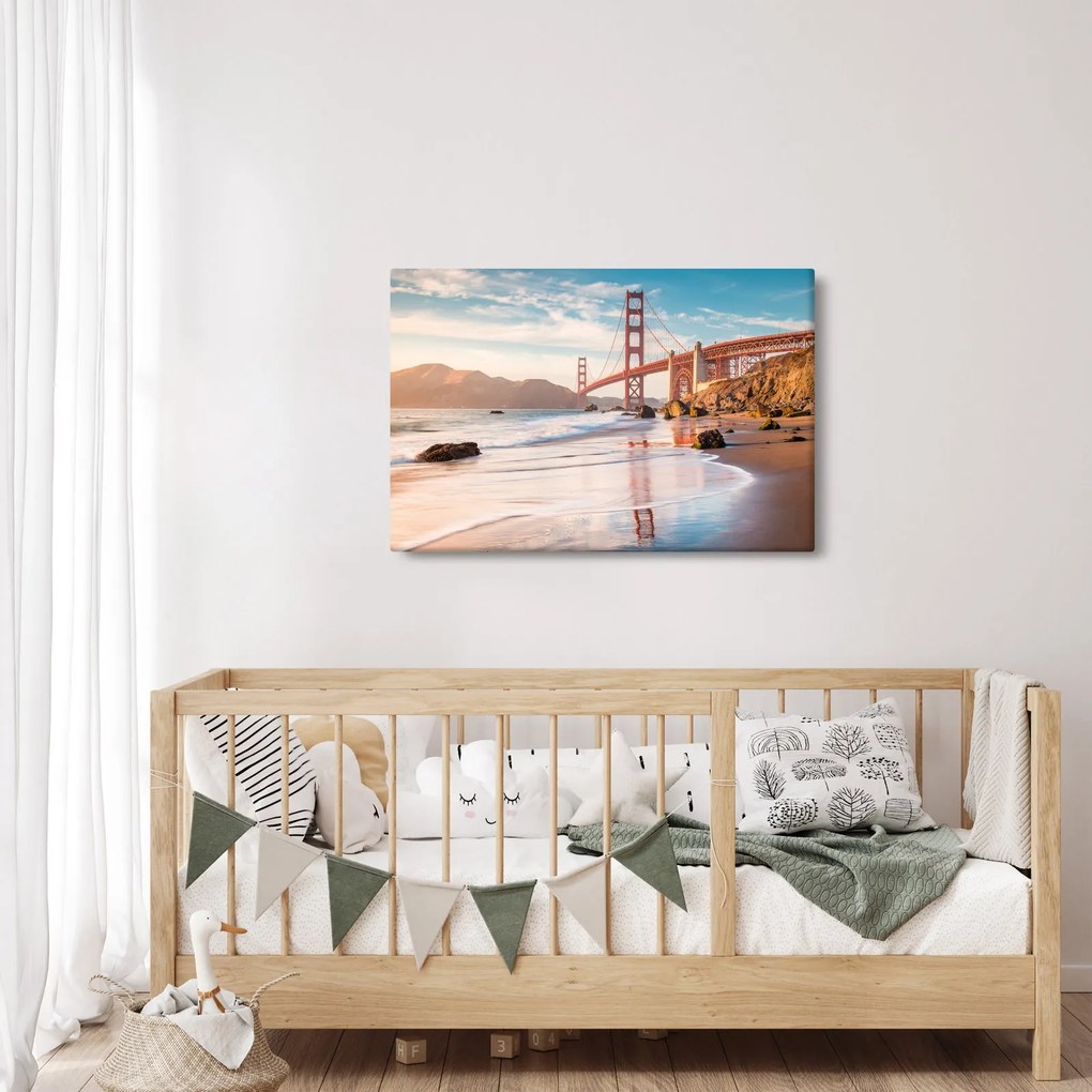 Obraz - Golden Gate Bridge (90x60 cm)