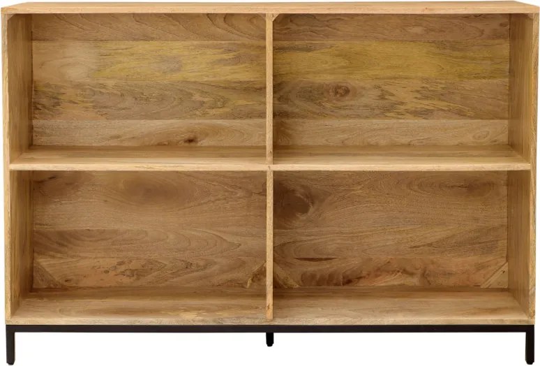 Knižnica Gita 130x90x35 indický masív mango Mango natural