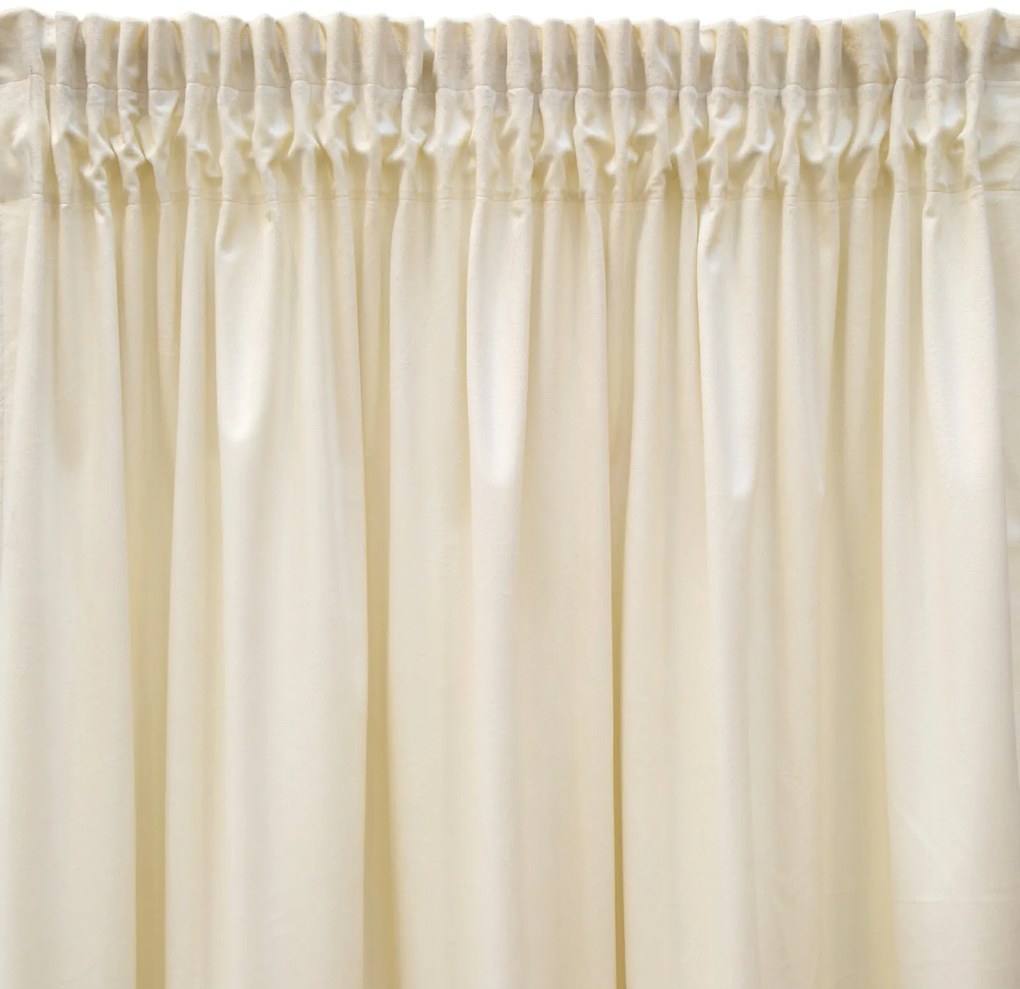 ZATEMŇOVACÍ ZÁVES NA PÁSKE PIERRE CARDIN SIBEL 140X270 CM KRÉMOVÁ