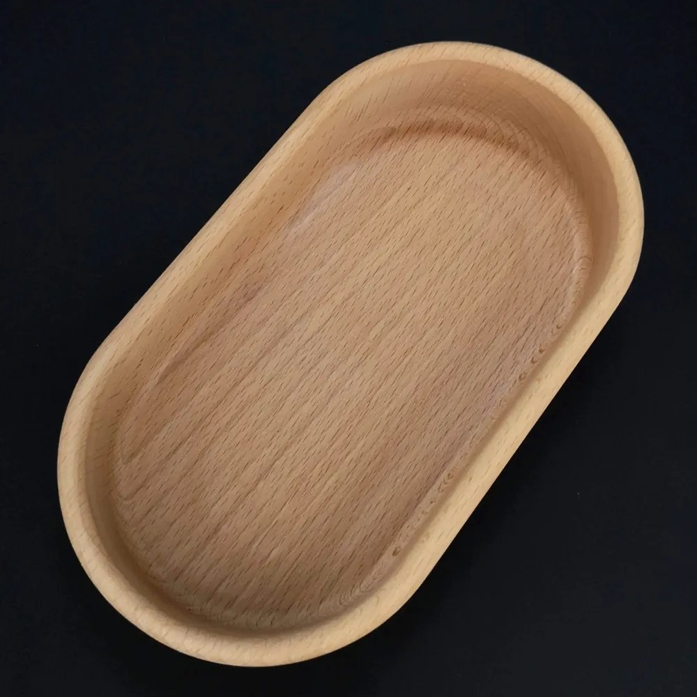 AMADEA Drevená miska ovál, masívne drevo, rozmer 22x12x4, 5 cm
