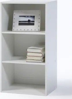 Stredný regál Kub, biely%
