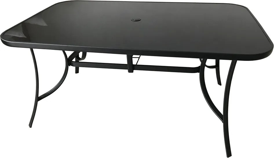 Stôl XT1012T (ZWT-150) - čierne sklo Rojaplast