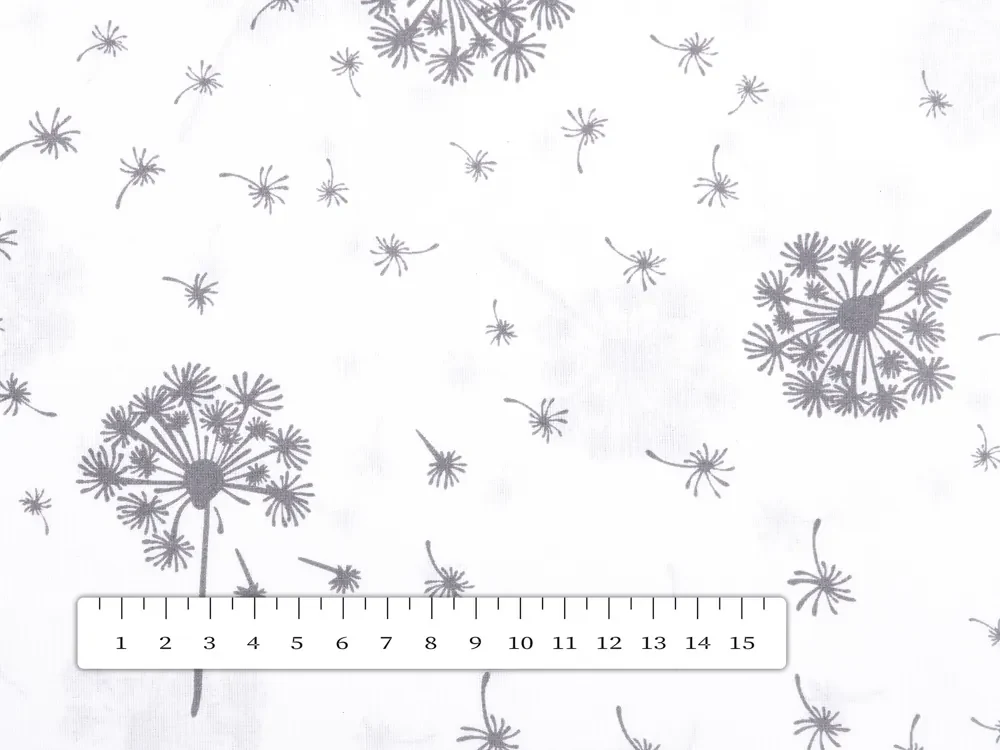 Biante Bavlnený okrúhly obrus Sandra SA-189 Odkvitnuté púpavy Ø 100 cm