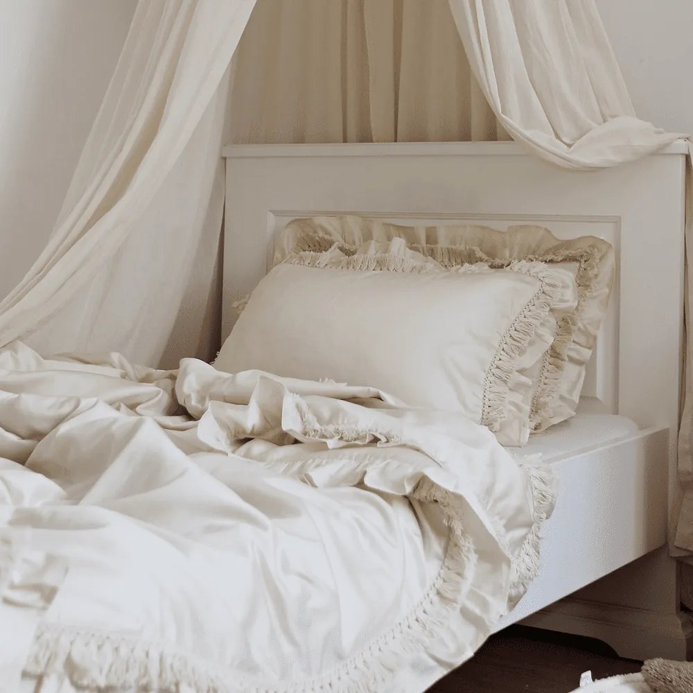 Boho obliečky Junior vanilka 100x135cm