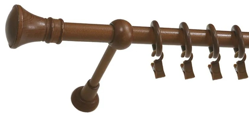 Garniža helios fi25 I 300cm dub