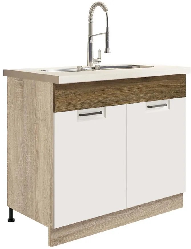 Skrinka do kuchyne Favorit 13d Sonoma/White+Ribbeck