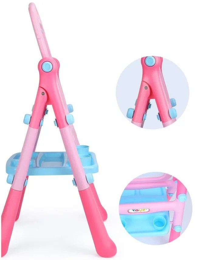 Obojstranná edukačná tabuľa Toyz red