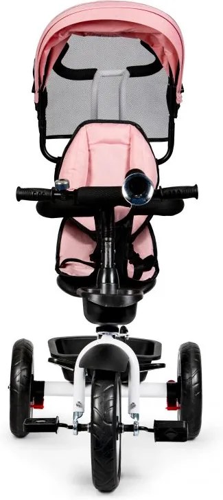 ECOTOYS Detská trojkolka s rotačným sedadlom PINKY