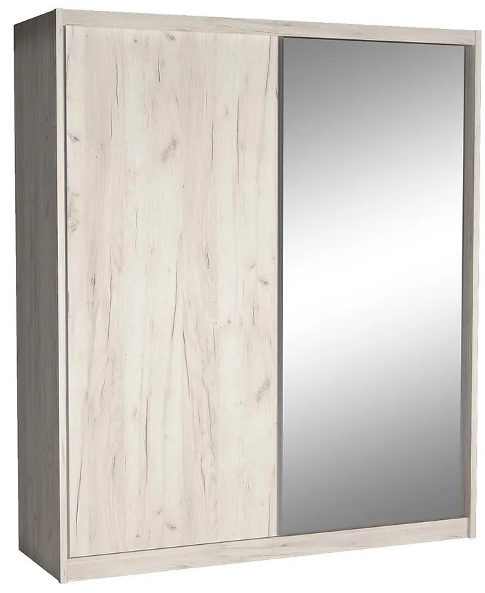 Skriňa Maciej 208 zrkadlo kraft biela