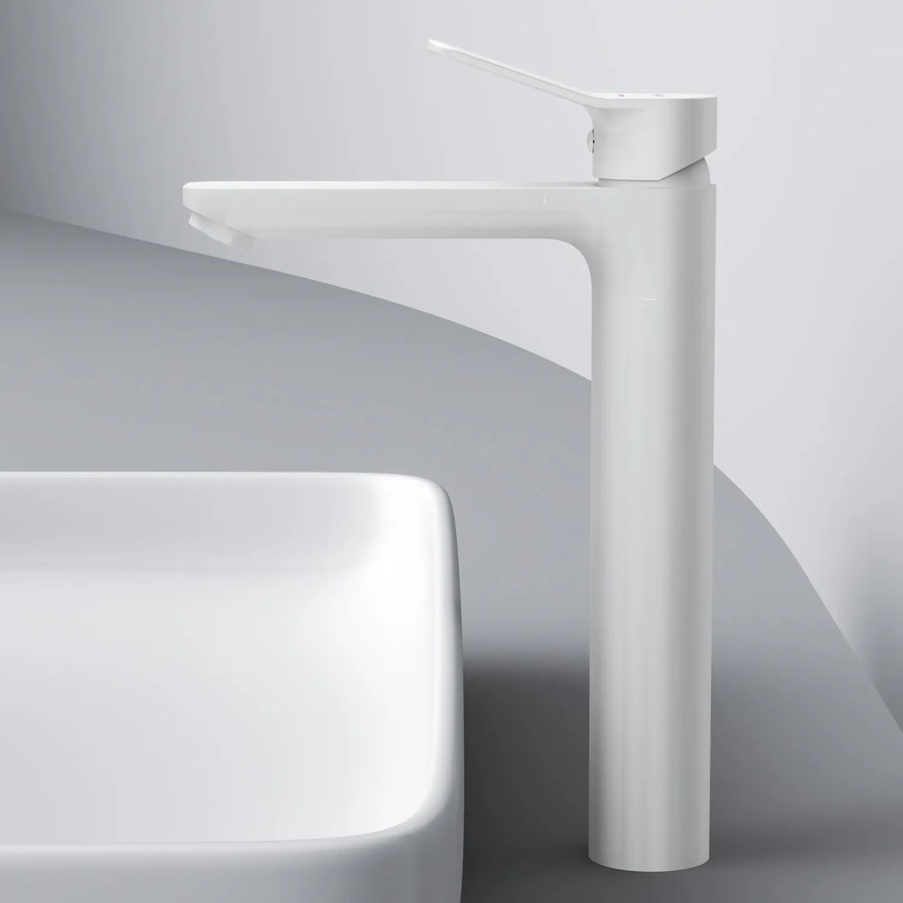 Umývadlová batéria AM.PM X-Joy FXA92233 jednopáková, vysoká, biela