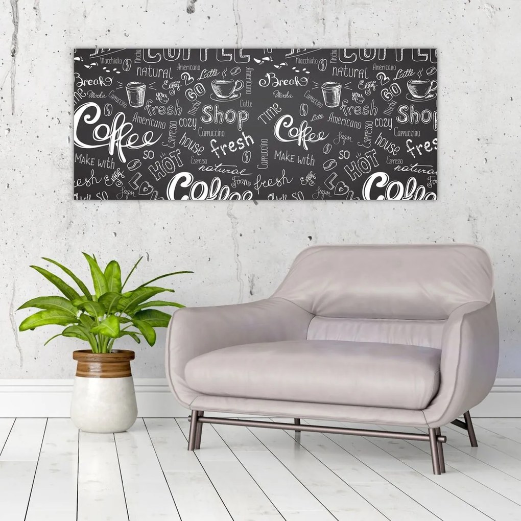 Obraz - Coffee (120x50 cm)