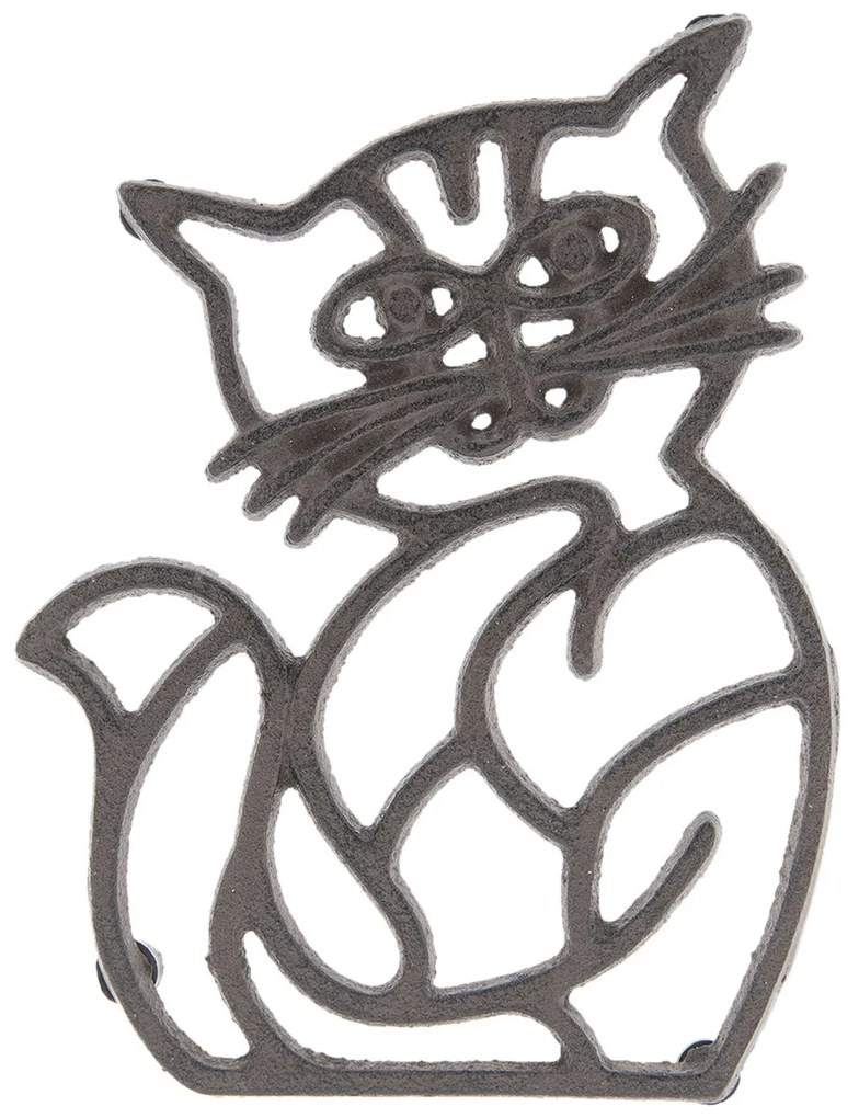 Liatinová podložka mačka - 14*19*2 cm