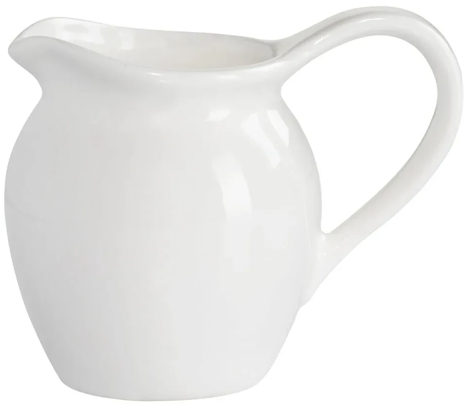 Biela porcelánová nádobka na mlieko Maxwell &amp; Williams Basic, 110 ml